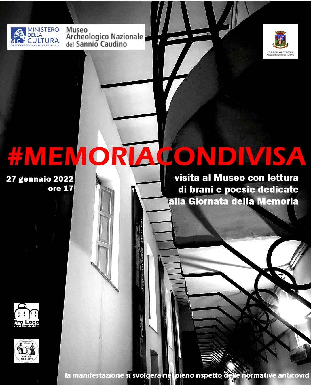 #Memoriacondivisa. L'iniziativa al Museo archeologico del Sannio caudino per il Giorno della Memoria